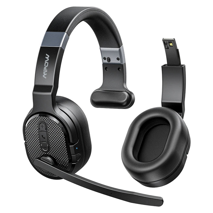 Bluetooth 5.3 Wireless Headphones with Noise Cancellation