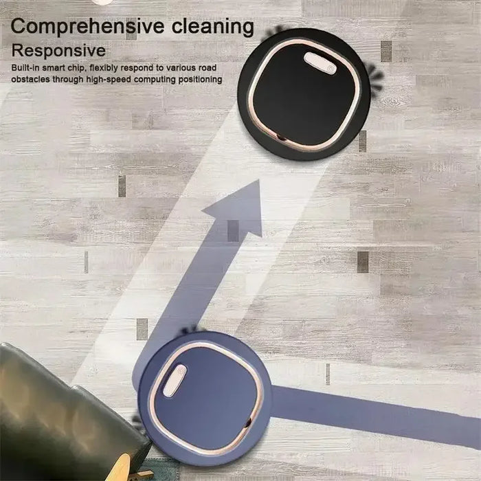 Strong suction power effectively removes dust, hair, and small debris
