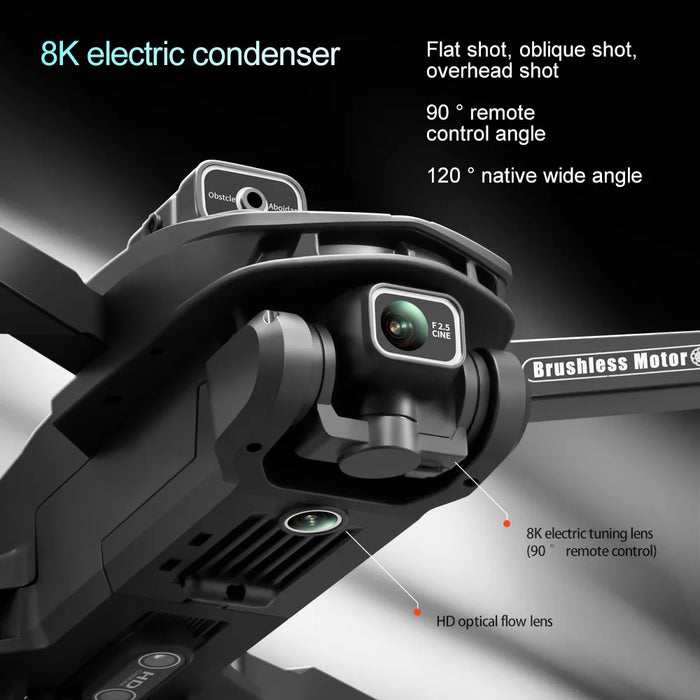 8K Professional GPS Drone with 5G WiFi & Obstacle Avoidance
