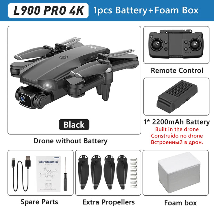 Drone with gesture control and extended flight time of up to 18 minutes