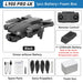 Drone with gesture control and extended flight time of up to 18 minutes