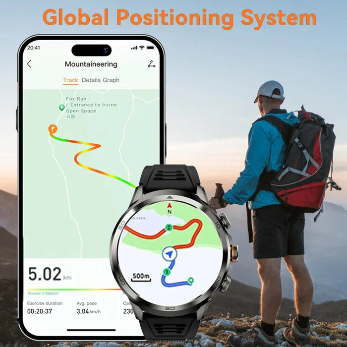 1.95" AMOLED 5G Smartwatch with GPS, Video Calls, 3-Day Battery