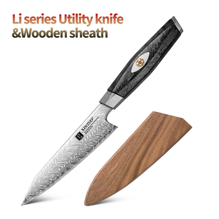 High Hardness 145-Layer Damascus Steel Kitchen Knife