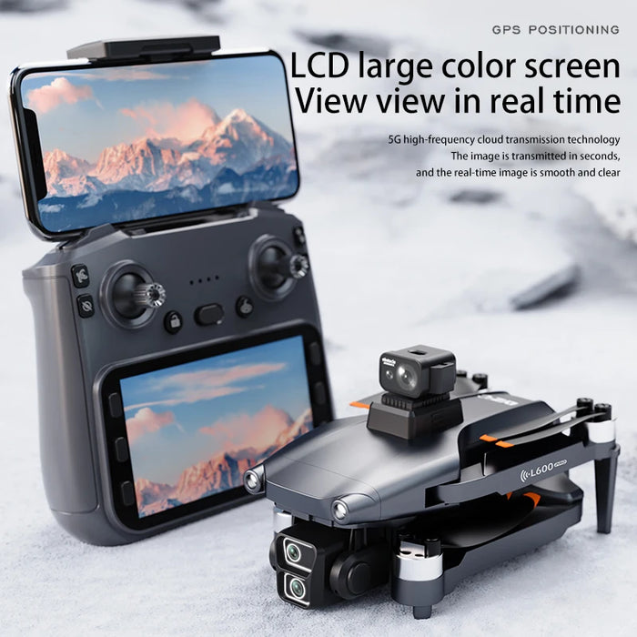 Rechargeable 4K Drone with Obstacle Avoidance & LCD Control With OAS 2B Bag