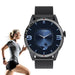 Smart Watch with Earbuds IP67 Waterproof Sports Health Tracker (black steel belt) - FLUXA