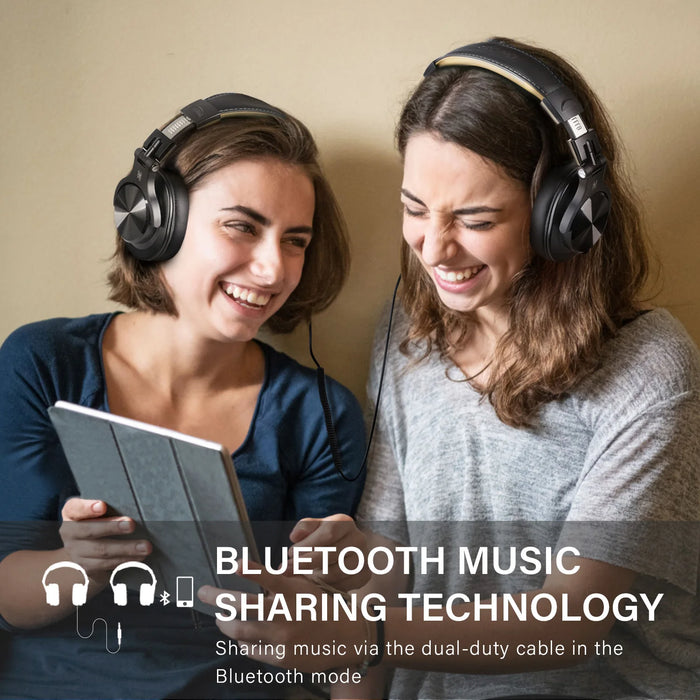 Wireless Studio Headphones with Hi-Res Audio Black