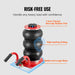 Portable pneumatic vehicle lifter with heavy duty 3 ton capacity