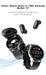 Brown Black 2-in-1 Smartwatch with Earbuds, 13 AMOLED, Bluetooth Call, Fitness Tracker