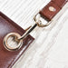 Barbershop apron PU leather crossback coffee waterproof salon bistro uniform for professional hairstylists and barbers