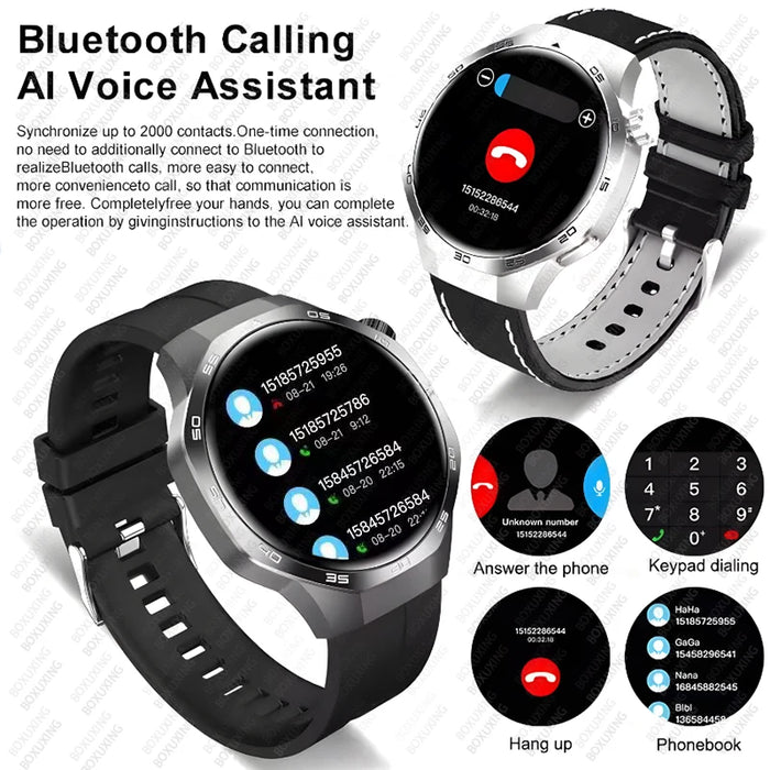 .53" AMOLED GPS Smartwatch with NFC and Bluetooth Call