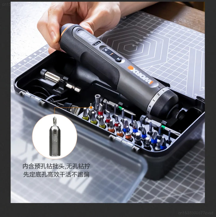 LED Light Cordless Mini Electric Screwdriver