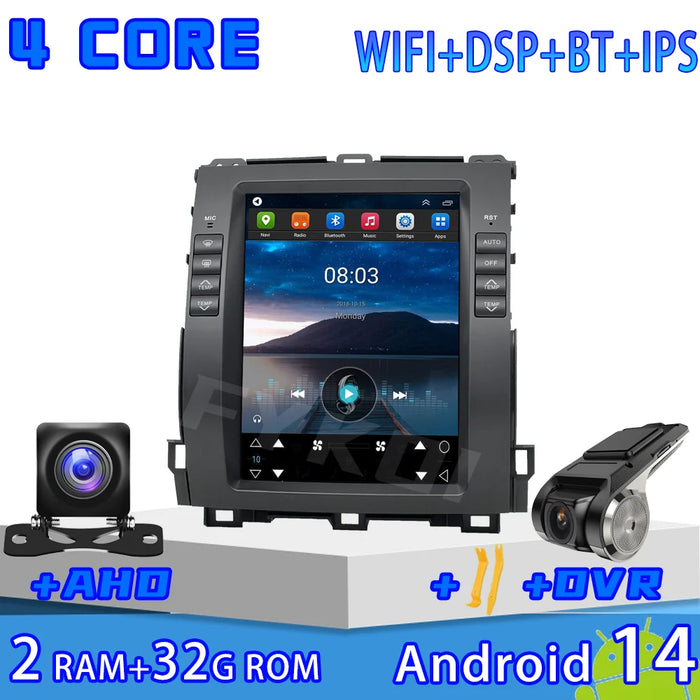 10.4" Android Car Stereo, GPS, CarPlay, WiFi, 4G