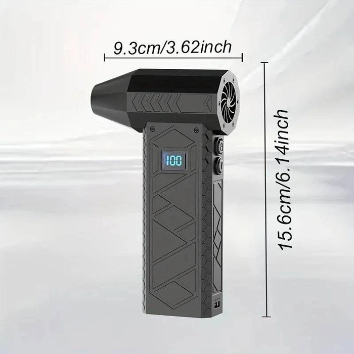Handheld Mini Air Blower Brushless Motor 180000 RPM with 52 m/s Wind Speed for efficient cleaning and dust removal