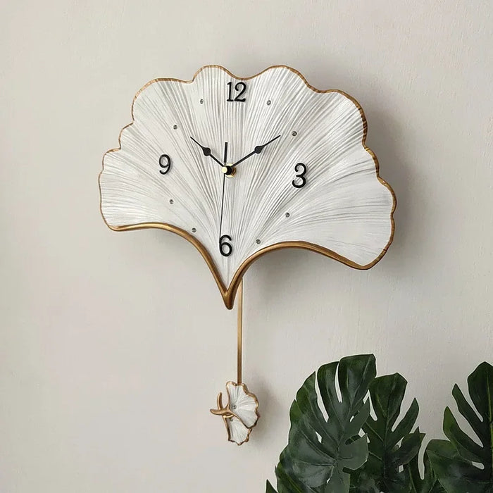 Stylish Silent Pendulum Wall Clock for Living Room