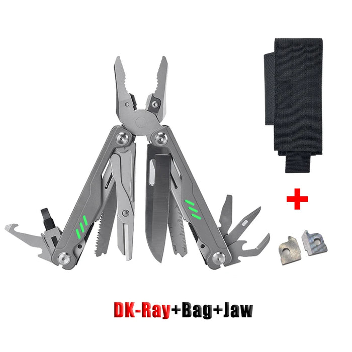 Portable Titanium Alloy Multi-tool for Outdoors