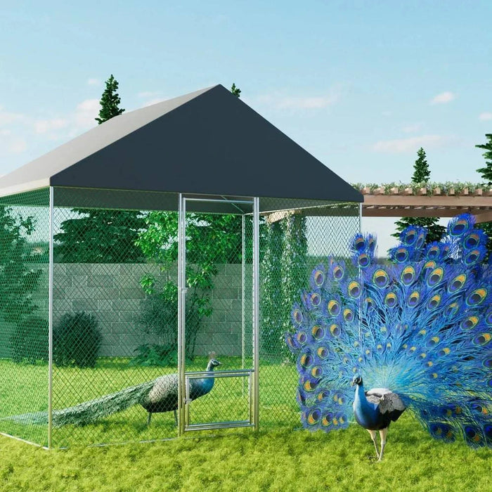 All-weather protection with waterproof Oxford fabric roof and triangular design