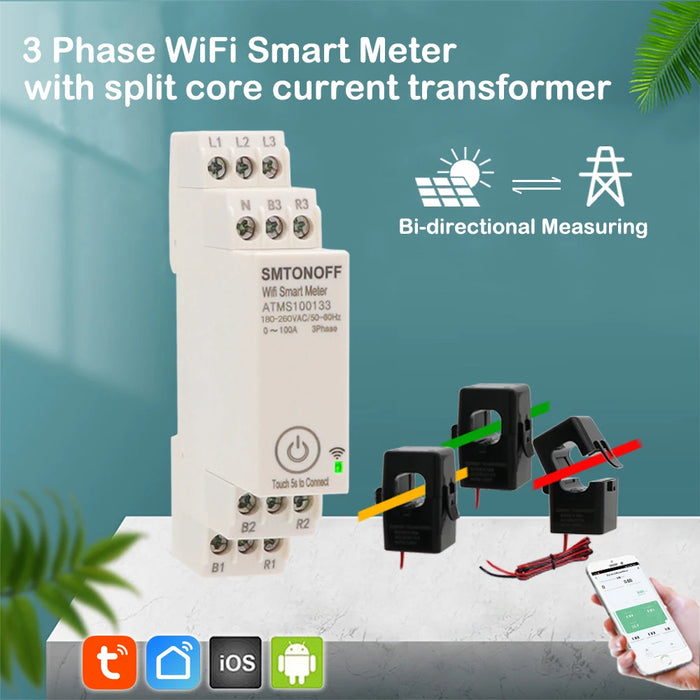 Split-Core Current Transformer for Easy Installation and Measurement