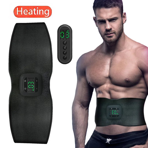 USB rechargeable abdominal toning belt for body shaping and weight loss