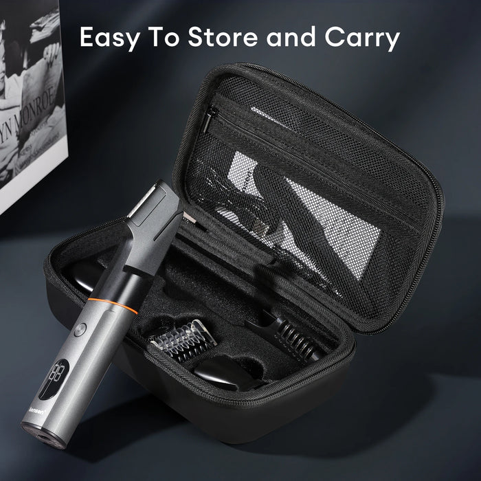 Lightweight and portable design with travel bag for grooming on the go
