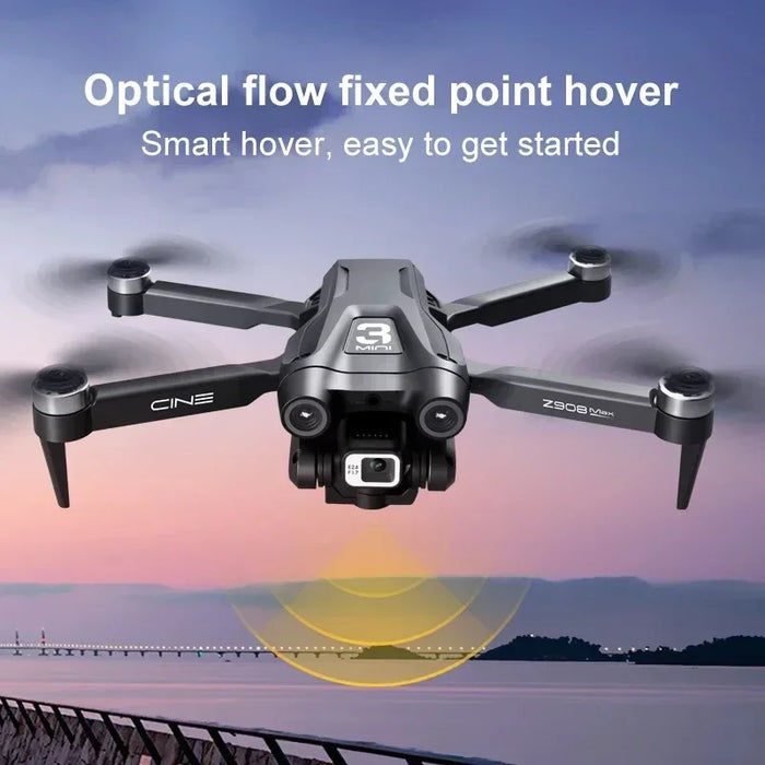 8K Dual Camera GPS Drone in Grey with 400g Brushless Motor and 40min Flight Time
