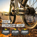 Powerful 66 cm Electric Mountain Bike for Thrill-Seeking Adventurers