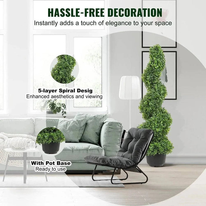 Artificial Topiaries with SGS Certification and 10 Replacement Leaves