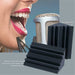 Black acoustic foam bass traps for professional and home audio environments
