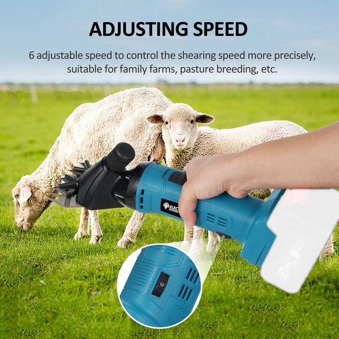 300W Cordless Electric Wool Shears for Sheep – No Battery