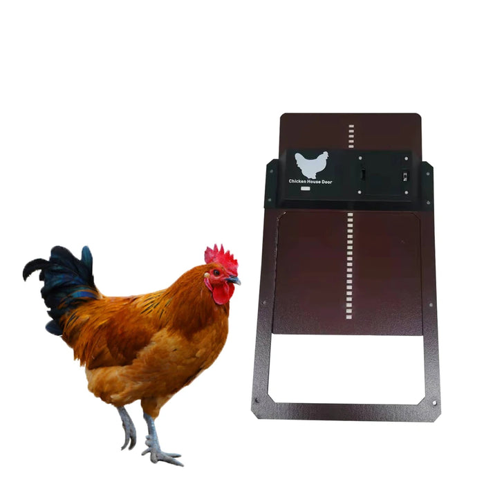 Waterproof Automatic Chicken Coop Door Light-Activated, No Wiring, Easy 10-Minute Setup