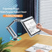 Laptop stand with clamp design for secure attachment to desks and surfaces