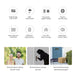 Smart video doorbell with wide-angle lens and dedicated mobile app