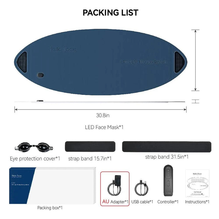 Adjustable brightness levels and automatic remote control operation with a 20-minute timer