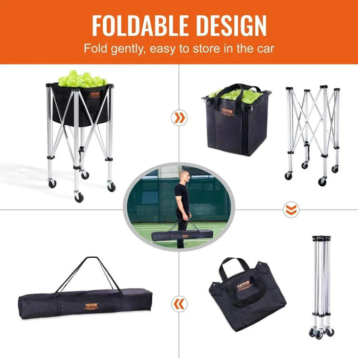 Lightweight Aluminum Alloy Frame with 360° Swivel Wheels