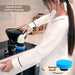 Electric scrubber brush with 9 heads for deep kitchen and bathroom cleaning