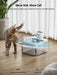 Stainless Steel Cat Water Fountain with Sensor-Activated Flow and Hygienic Drinking Conditions