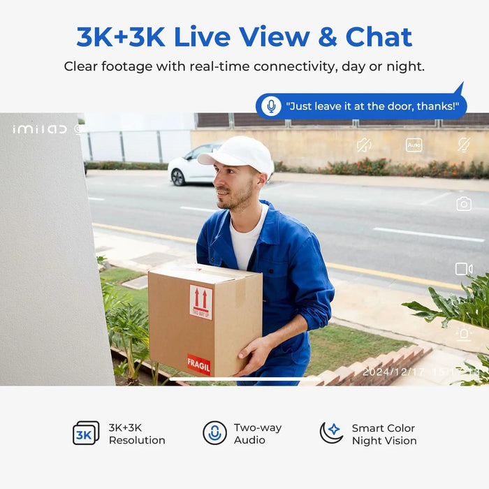 Dual 3K Outdoor WiFi Security Camera