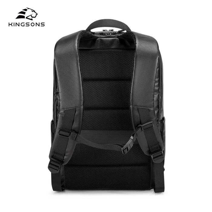 Stylish Black College Backpack with Air Cushion Support