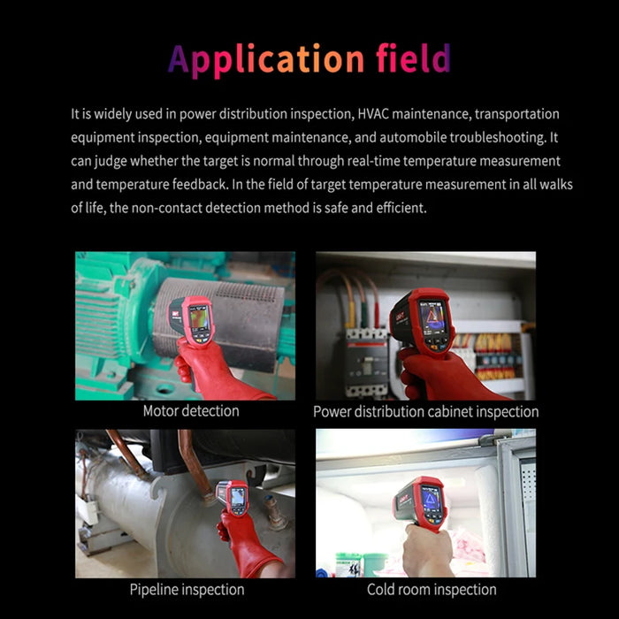 Handheld Thermal Imager with Auto Hot/Cold Spot Detection