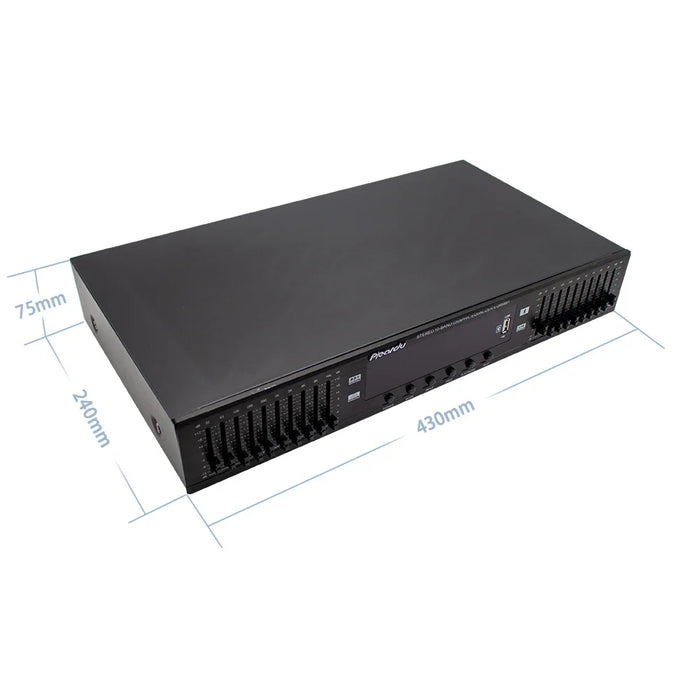 10-Band Graphic Stereo Preamplifier with Bluetooth & EQ Control