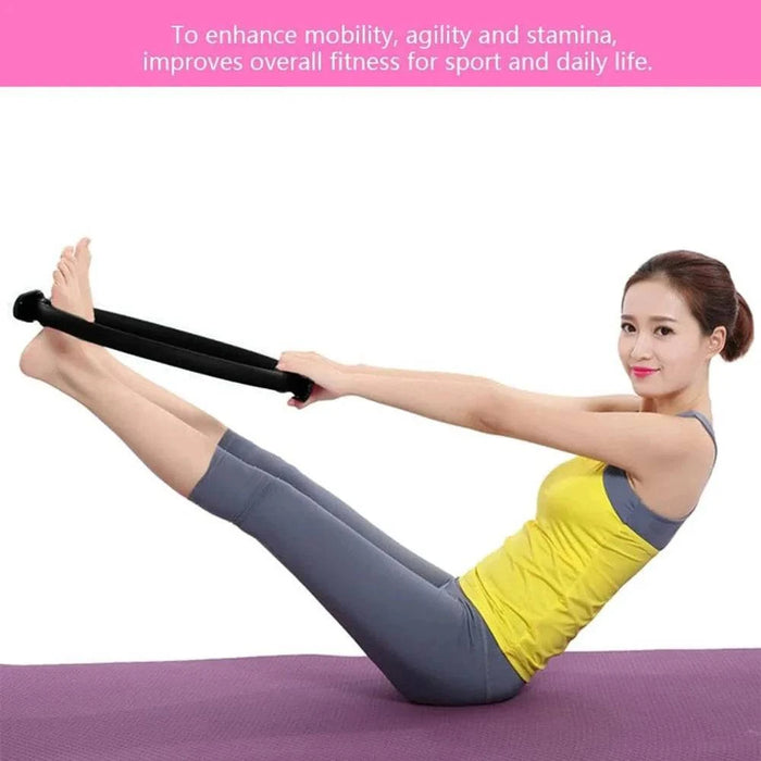 Black Pilates Ring for Waist, Inner/Outer Thighs, Arms, Chest
