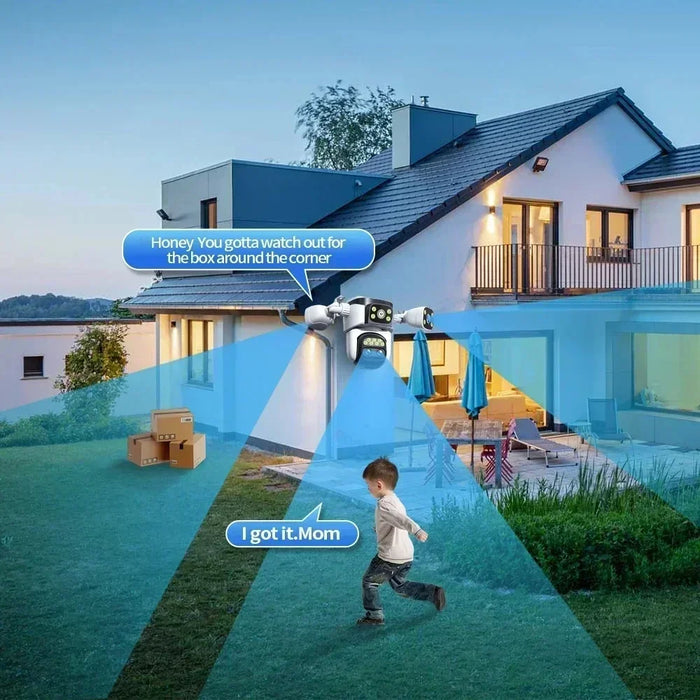 10K Outdoor PTZ WiFi Camera with Auto Tracking
