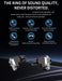 Black Smart Watch with HIFI 9D Sound Quality and Noise Reduction Earphones