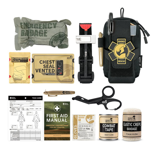 Everyday Carry Pouch Black Tactical Molle Utility Bag for Camping Hiking Survival Gear