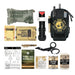 Black tactical pouch with Molle straps and secure fastening for attachment to gear, backpacks, and belts