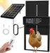 
Automatic solar-powered chicken coop door with 4 operation modes and light sensor