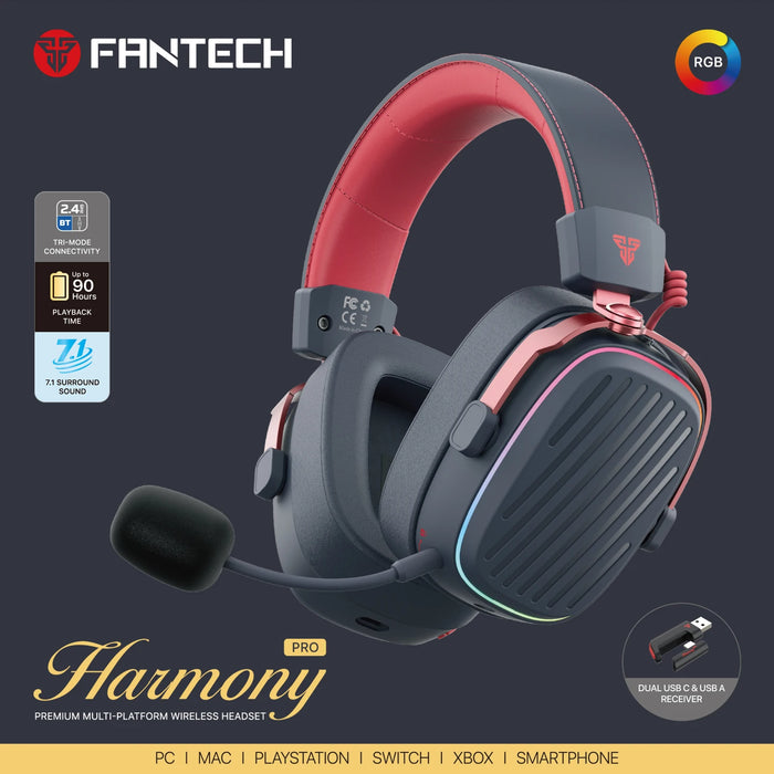 Bluetooth Gaming Headphones with Mic  Noise Cancelling
