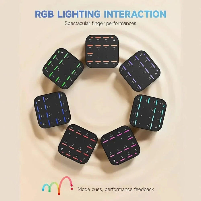 Bluetooth MIDI Controller 30cm Portable Electronic Instrument with Instant Sampling and Intuitive App Interface