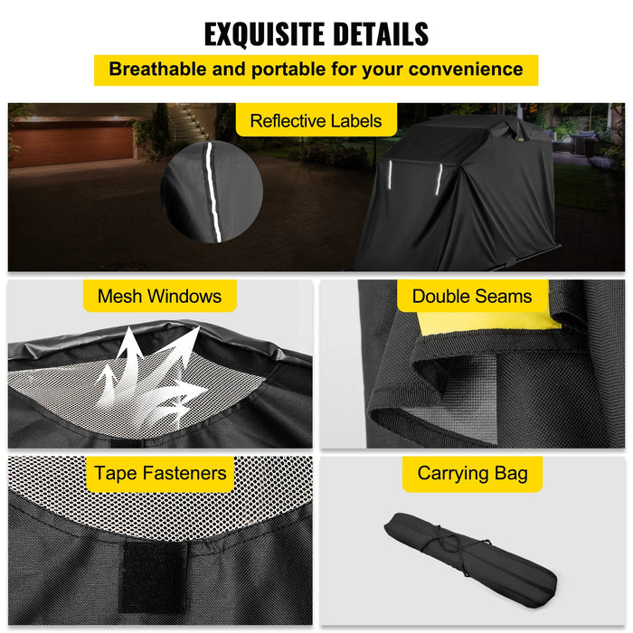 Universally designed to fit most standard motorcycles, offering versatile protection