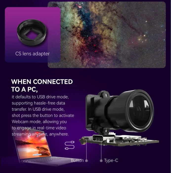 High Sensitivity NightCam FPV Drone Camera 2.7K