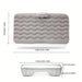 Black inflatable travel mattress for car back seat camping cushion